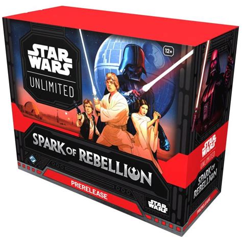 Star Wars Unlimited Spark Of Rebellion Prerelease Box Mind Games