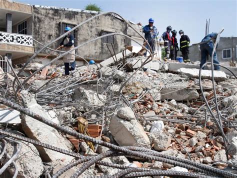 Sube A 18 Número De Muertos En El Derrumbe De Un Edificio En Cartagena