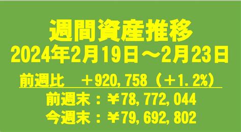 資産推移｜やっちんの資産運用／資産公開