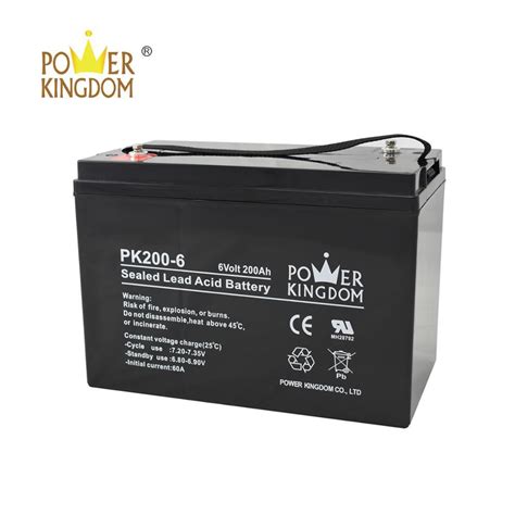 6v 200ah Sealed Lead Acid Battery High Rate 6 Volt Solar Batteryagm Gel Battery