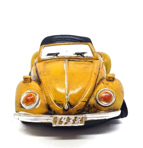 Fusca Convers Vel Amarelo Resina Decora O Grande Lindo Elo