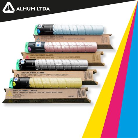 Toner Ricoh Aficio MP C2030 C2050 C2550 CMYK Original