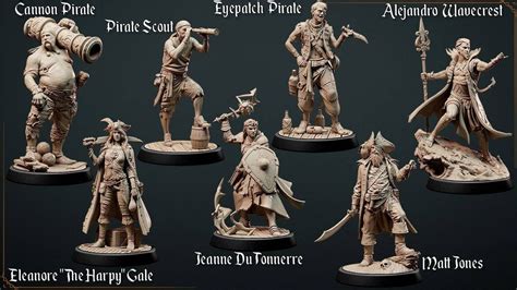 Pirate Miniatures - Etsy