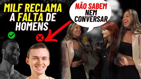 não tem atitude e são desinteressantes diz MILF FEMINISTA YouTube
