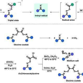 Scheme 2 A Iminyl Radical Formation Via SET And EnT B Iminyl