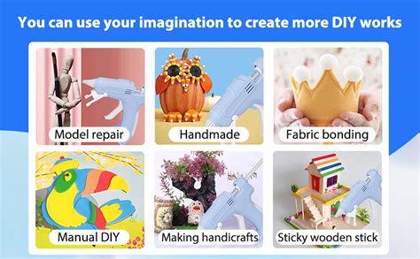 Amazon Rimyew Cordless Hot Glue Gun Kit With Sticks Full Size Hot Melt Glue Gun Glue