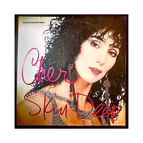 Glittered Vintage Cher Skin Deep Single Etsy Vintage Art Album Art