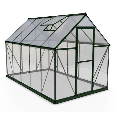 Palram Canopia Hybrid 6x10 Greenhouse Green One Garden