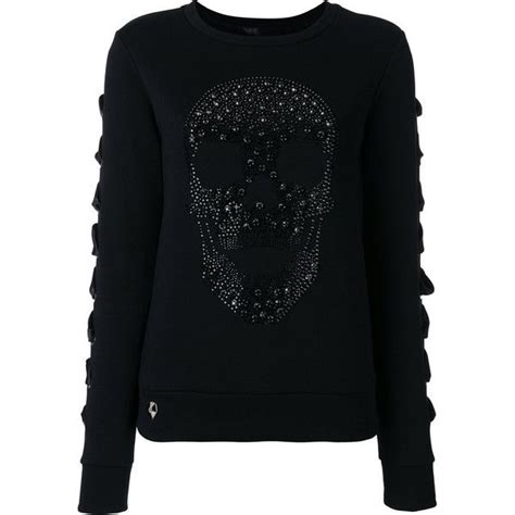 Philipp Plein Skull Sweatshirt 1240 Liked On Polyvore Featuring