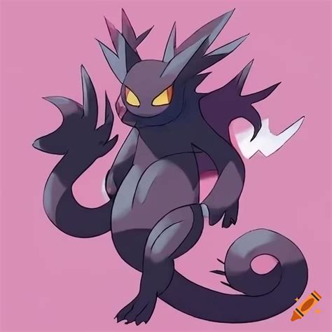 Dark And Fire Type Pokemon Fusion