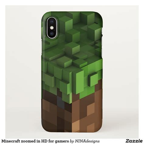 Minecraft Zoomed In Hd For Gamers Iphone Case In 2024 Iphone Case