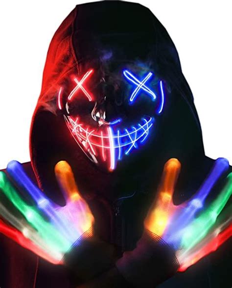 Top 5 Light-Up LED Halloween Masks - Nerd Techy