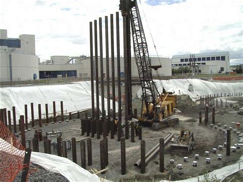 Pile Driving Pipe H Pile Timber Pre Cast Petrifond Foundations