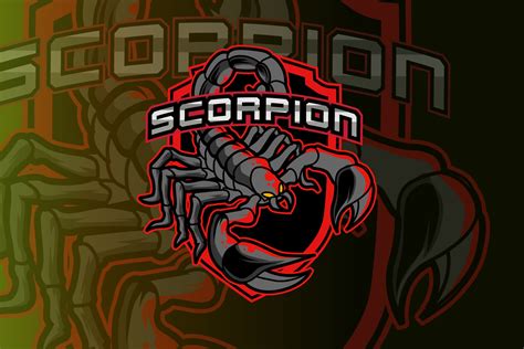 scorpion logo for sport club or team. animal mascot logotype 3194955 ...