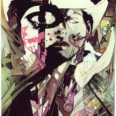 Cyberpunk Dreaming By Dave Mckean And Alphonse Mucha Stable Diffusion