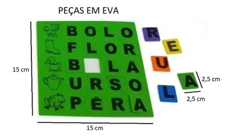 Alfabetização Loto Leitura 4 Tabuleiros 105 Peças Pedagógico Mebuscar