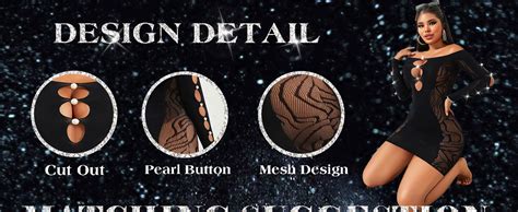 Amazon Avidlove Womens Fishnet Lingerie Sexy Bodycon Mini Dress Mesh Cut Out Babydoll