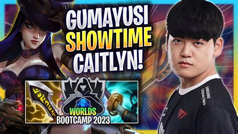 Gumayusi Showtime With Caitlyn T Gumayusi Plays Caitlyn Adc Vs Jinx