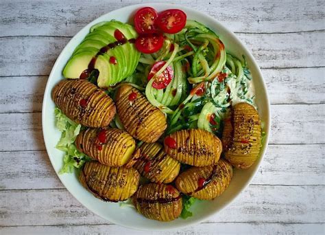 Oilfree Hasselback Potatoes With Aquafaba Annelina Waller Rezept