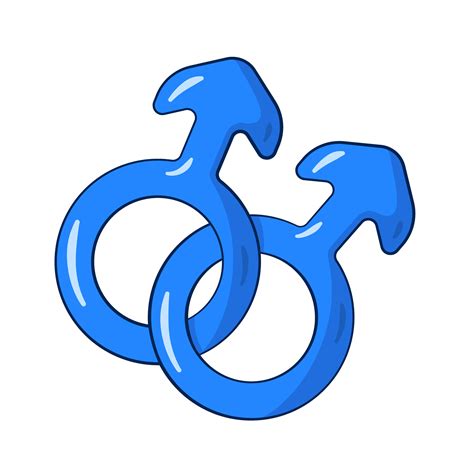 gay relación símbolo homosexual masculino género 25377524 Vector en Vecteezy