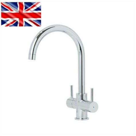 Amsel Cooke And Lewis Dual Lever Mono Mixer Kitchen Tap Chrome Ebay