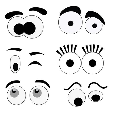 Cartoon eyes — Stock Vector © zothen #26837927