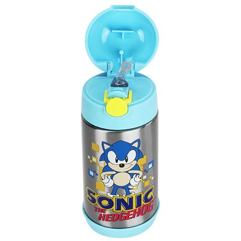 Garrafa squeeze térmica infantil Sonic the Hedgehog 350 ml Importados