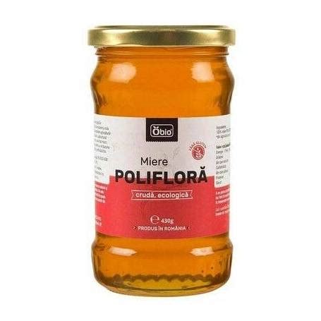 Miere Poliflora Cruda Eco Bio G Obio Minuneanaturii Ro