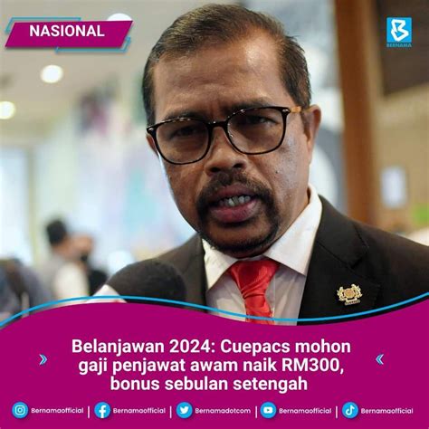 Exclusive Gaji Naik Rm Dan Bonus Setengah Bulan Cuepacs