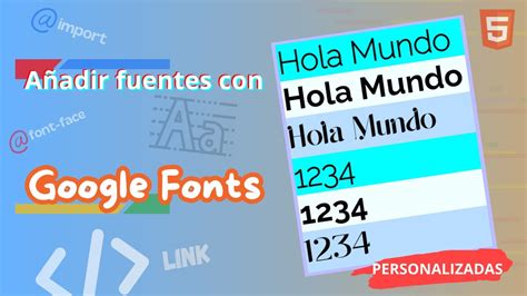 C Mo A Adir Fuentes Personalizadas A P Gina Web Desde Google Fonts