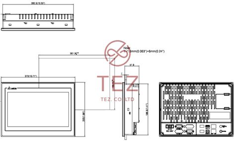 Màn Hình Cảm Ứng Delta HMI DOP 110CS Tezvn