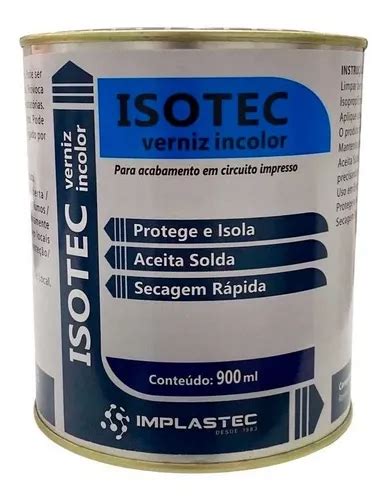 Verniz Protetivo Isolante Incolor Isotec 900ml Nf