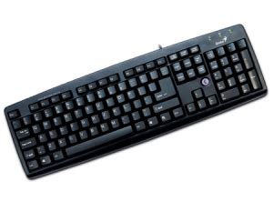 TECLADO GENIUS PS2 NEGRO ESPA OL KB 06XE BASICO