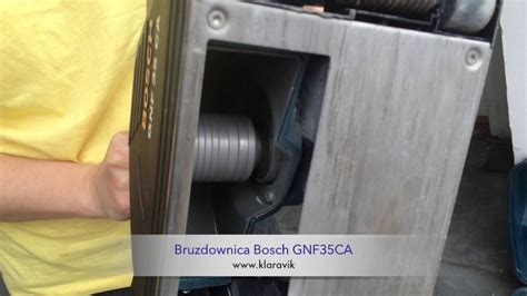 Bruzdownica Bosch GNF35CA Klaravik Pl YouTube