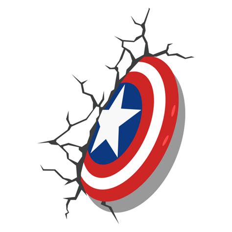 Captain America's Shield Sticker - Sticker Mania