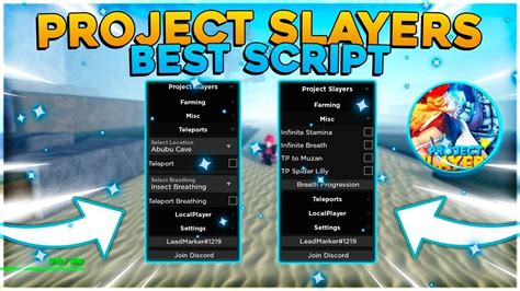 New Project Slayers Script Hack Auto Farm Tp Infinite Spins