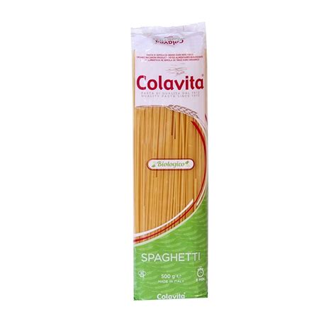 Colavita Spaghetti Organic Pasta 500 G Packaging Type Packet