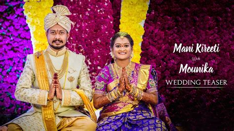 CINEMATIC WEDDING TEASER MANI KIREETI Weds MOUNIKA SVN Lake Place