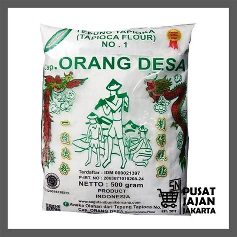 Jual Tepung Tapioka Sagu Tani Bumi Kencana Cap Orang Desa Gr Flour