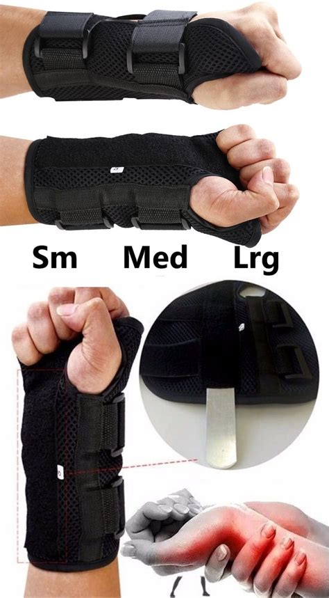 Wrist Support Brace Carpal Tunnel Arthritis Tendonitis Night Splint