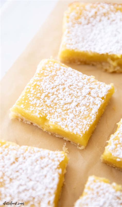 Classic Lemon Bars A Latte Food