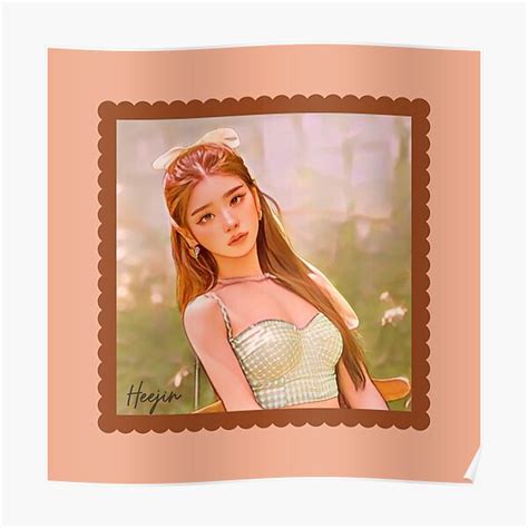 Heejin Loona Flip That Cartoon Vers Poster For Sale By