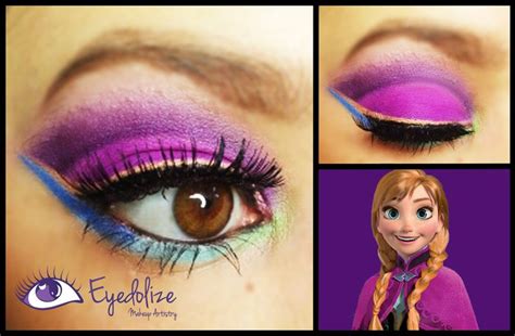 Check Out This Anna From Disney S Frozen Inspired Eyeshadow Tutorial At