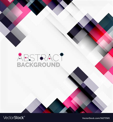 Abstract blocks template design background simple Vector Image