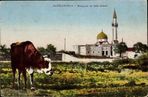 Ak Alexandria Ägypten Mosquee De Sidi Gaber Nr 3733102 Oldthing