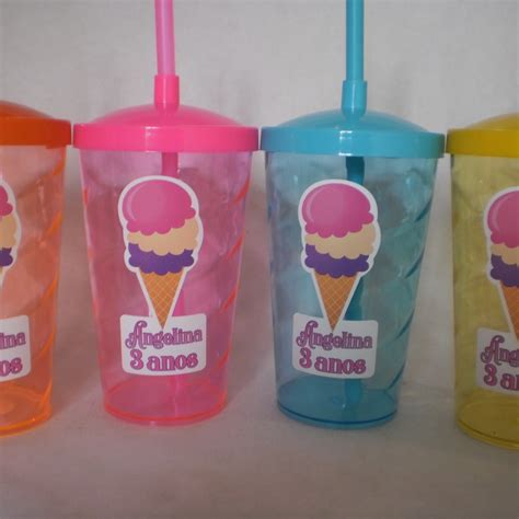 Copo Shake Personalizado Sorvete Sorveteria Lembrancinhas Elo7