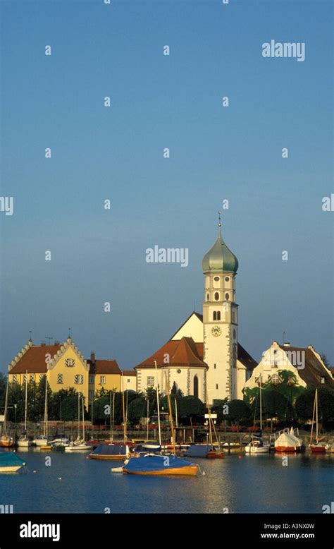 Wasserburg Lake Constance Bavaria Germany Stock Photo Alamy