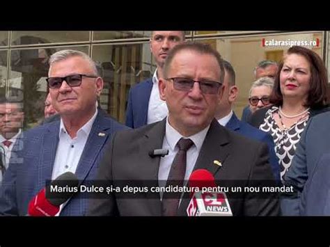 Marius Dulce și a depus candidatura pentru un nou mandat YouTube