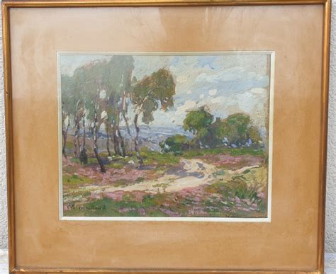 Proantic Fernand Maillaud Landscape Gouache 1863 1948