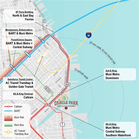 Oracle Park Public Transportation Map - 2023_0.png | Commencement